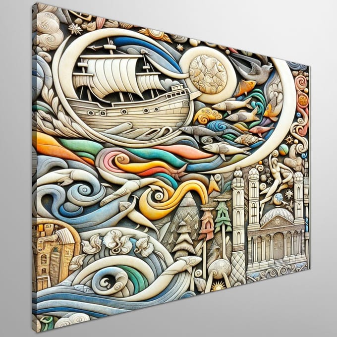 Kunstprint | Wanddecoratie | Canvas | 20 × 20 cm