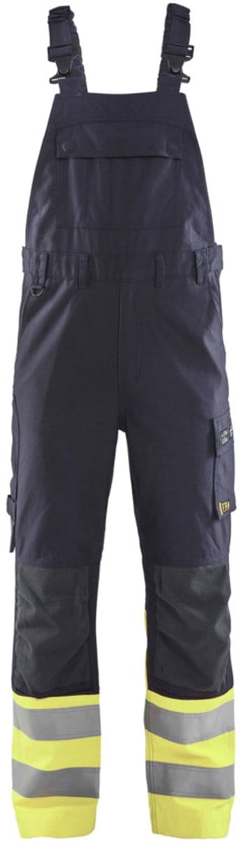Blaklader Bretelbroek Multinorm Inherent Klasse 1 2888-1512 - Marine/High Vis Geel - C52