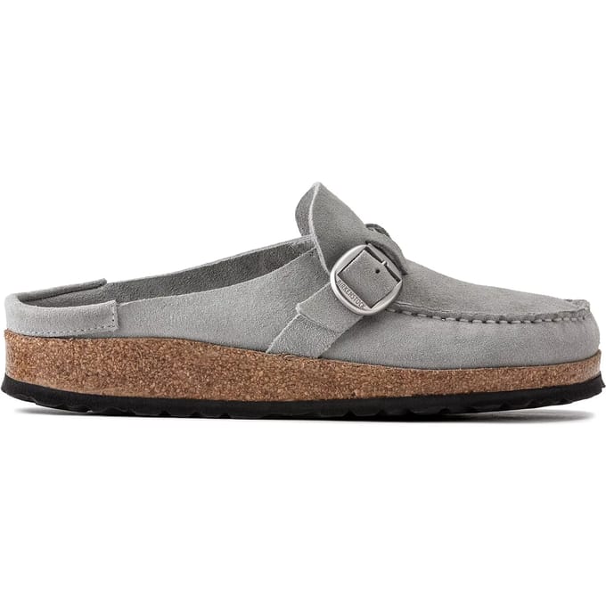 Damesklompen van suède leer Birkenstock Buckley