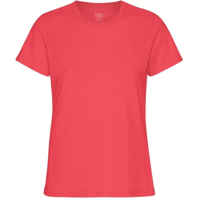 Dames-T-shirt Colorful Standard Light Organic Red Tangerine