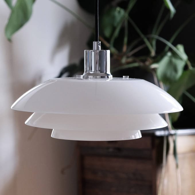 Dyberg Larsen Hanglamp Dl31 Opal Led 31 X 15 Cm E27 25w Wit