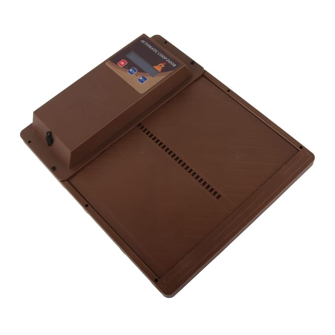 Automatische Kippenhokdeur USB Horizontale Opening Automatische Kippenhokdeuropener met Timer bruin