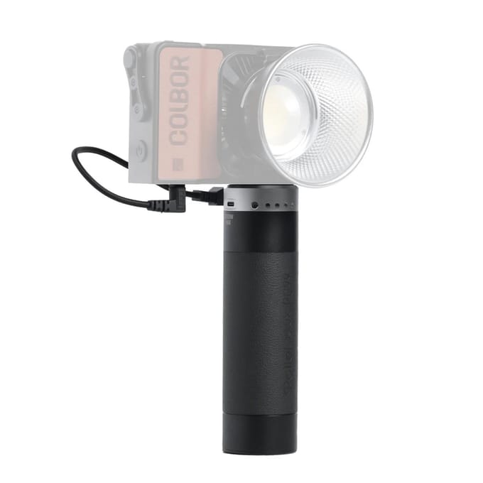 COLBOR PG99 98WH Batterijgrip met 1/4 Inch Schroef D-Tap Type-C Interface Ingebouwde Grote Capaciteit zwart
