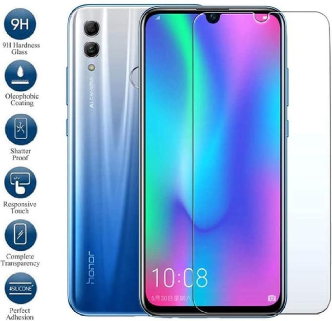 Screenprotector Glas - Tempered Glass Screen Protector Geschikt voor: Honor 20 Lite / Huawei P smart 2020 - 1x
