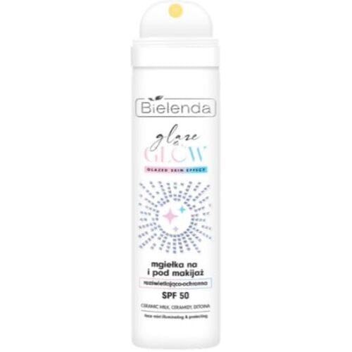 Bielenda Glaze &amp; Glow Illuminating and Moisturizing Face Mist SPF50 75 ml