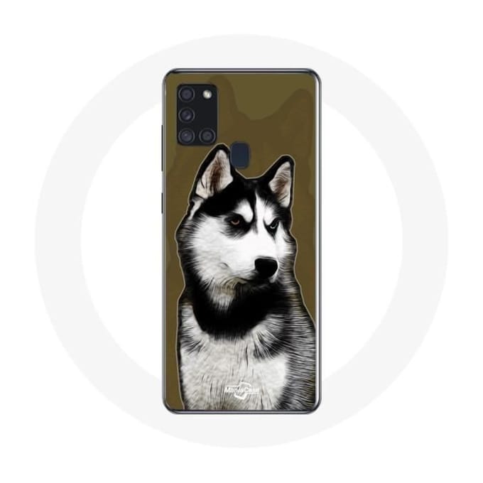 Samsung Galaxy A21S Siberische Husky hoesje