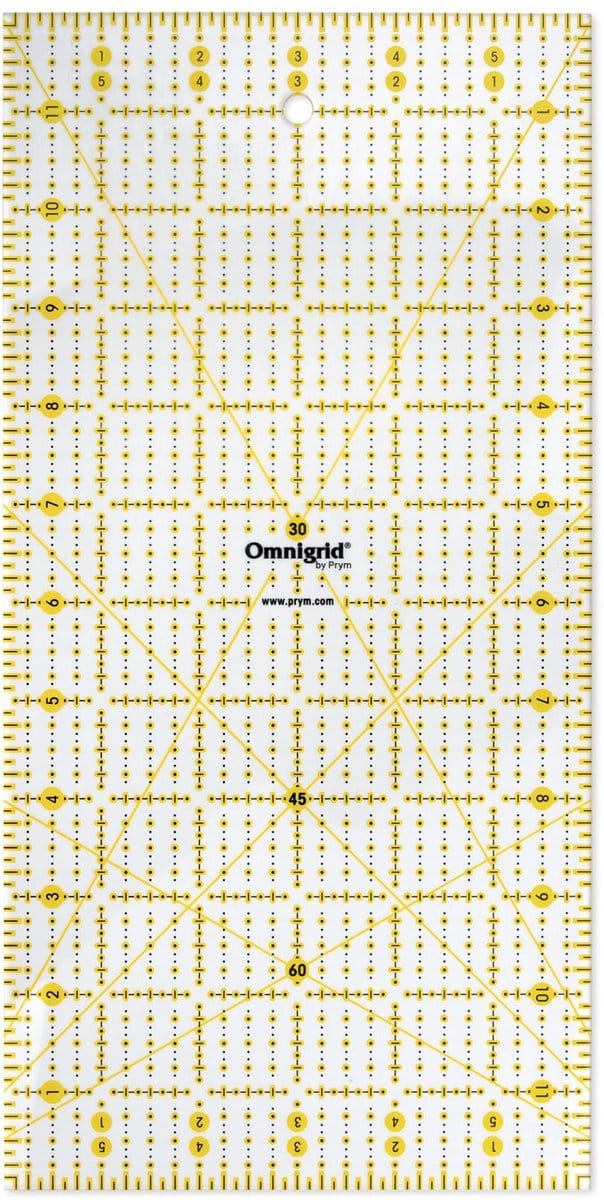 PRYM Universele liniaal 6 x 12 inch Omnigrid 611643 - Prym