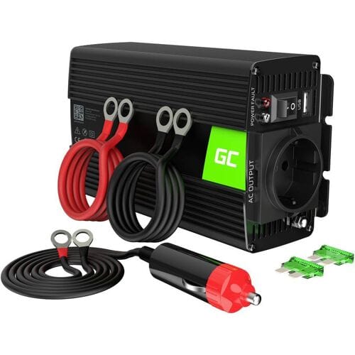 Voltage Auto Omvormer 24V naar 230V, 500W zuivere sinus golf.