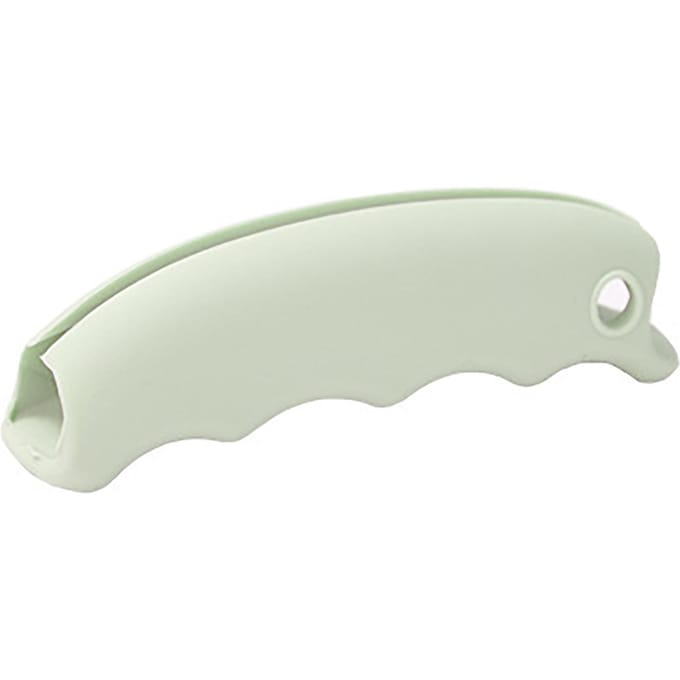 Siliconen boodschappentas draagtas, boodschappentas houder, handvat, multifunctioneel, plastic tas dragen white