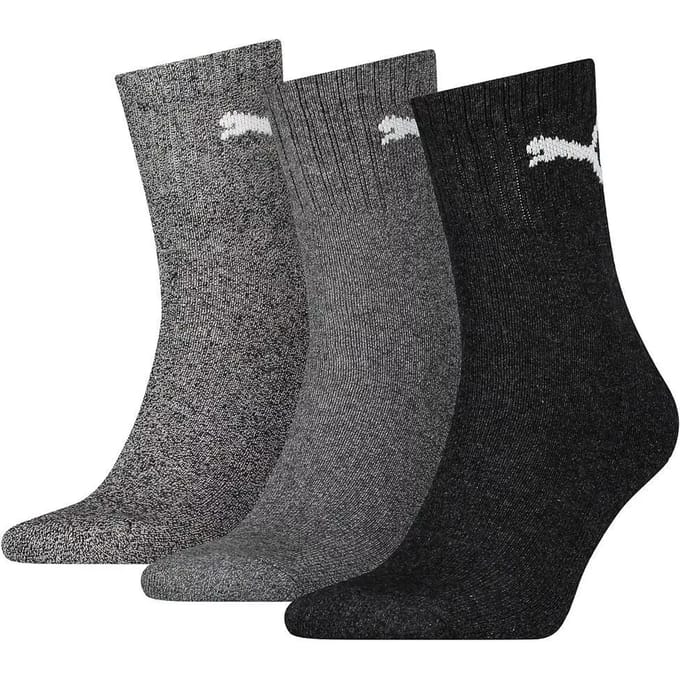 Puma - 3-pack Korte Sport Sokken Grijs - Unisex - 43-46