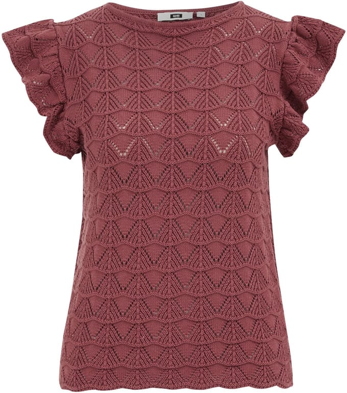 WE Fashion Dames gebreide trui met structuur