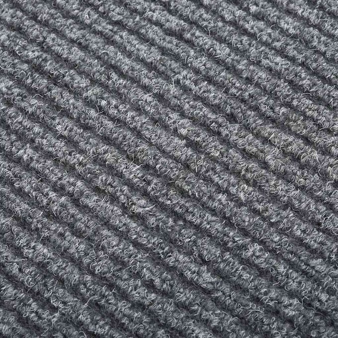 vidaXL - Droogloopmat - 100x250 - cm - grijs