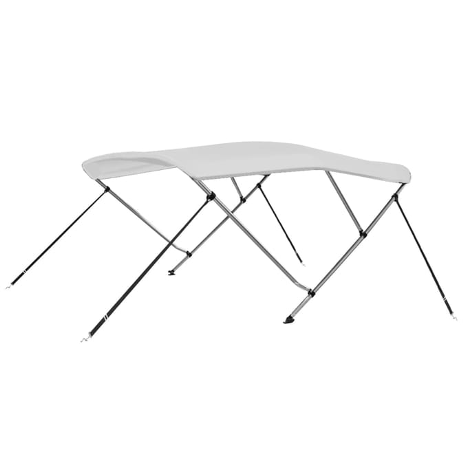 vidaXL - Biminitop - 3-boogs - 183x140x137 - cm - wit