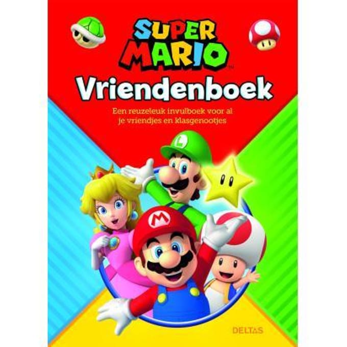 Deltas Super Mario vriendenboek Vriendenboekjes