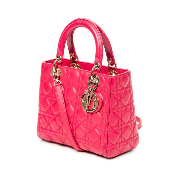 Medium Lady Dior Zip  Schoudertas