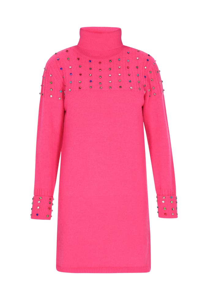 Faina Jurk Dames fuchsia