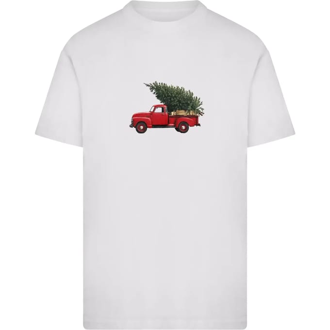 Mister Tee - Christmas Tree Pickup Heren Tshirt - S - Wit