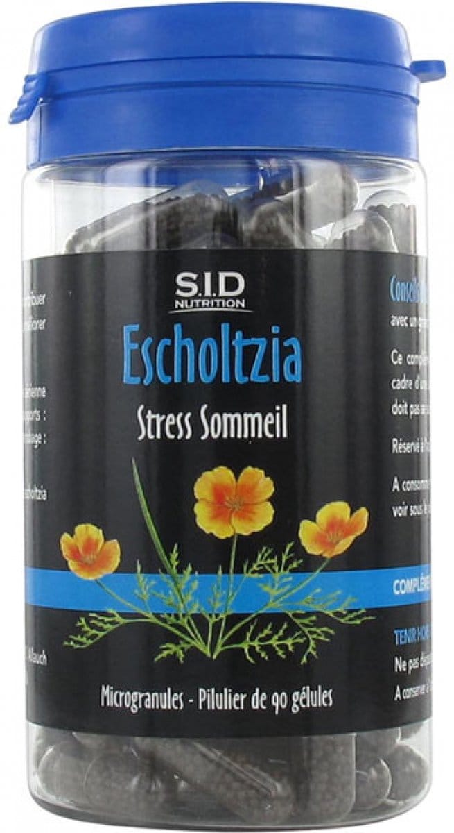 S.I.D Nutrition Stress Slaap Escholtzia 90 Capsules