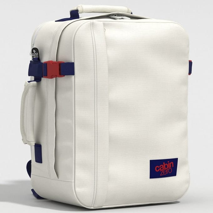 CabinZero Handbagage Reistas / Rugzak Combi - Classic Tech 28 - Wit