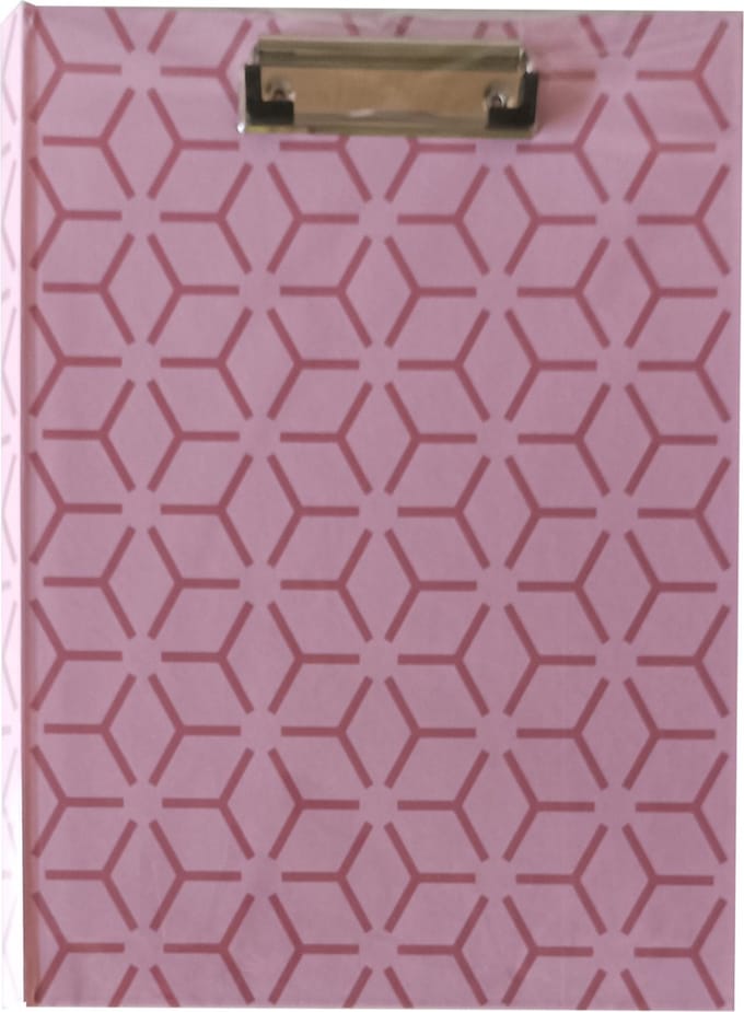 Klembord Trendy -  set met schrijfblok free spirit roze