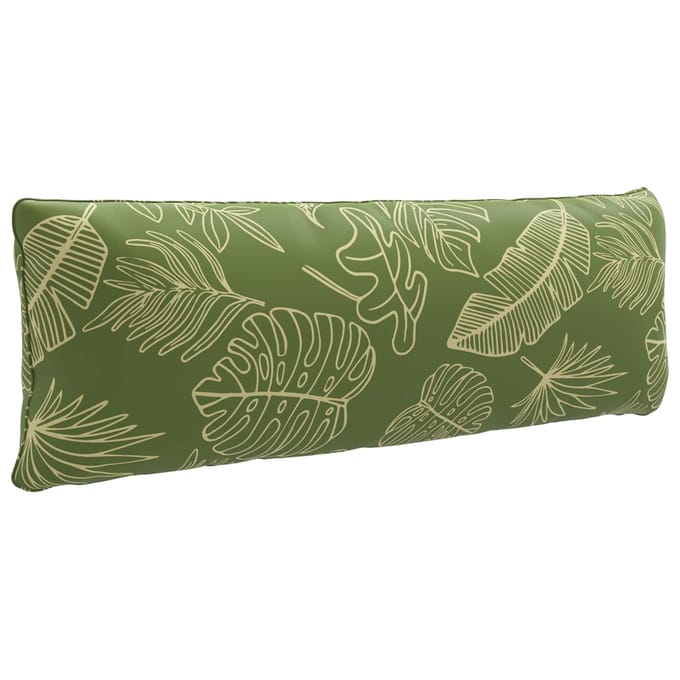 vidaXL - 1-Delig - Rugkussen - PUTTEN - 100% - Polyester - Blad - Design