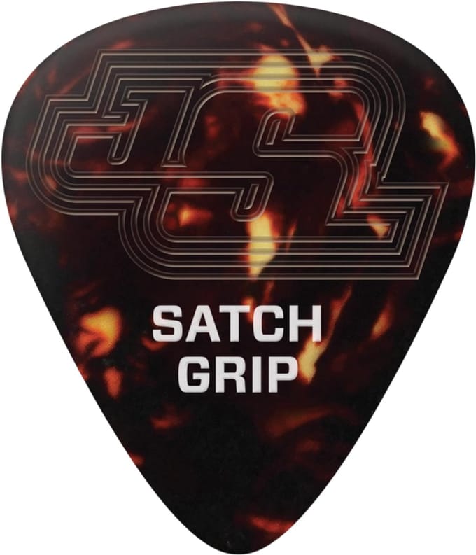 D'Addario 7CSH7-5JSGP Satch Grip Pick Joe Satriani 1.25mm Plectrum 5-Pack