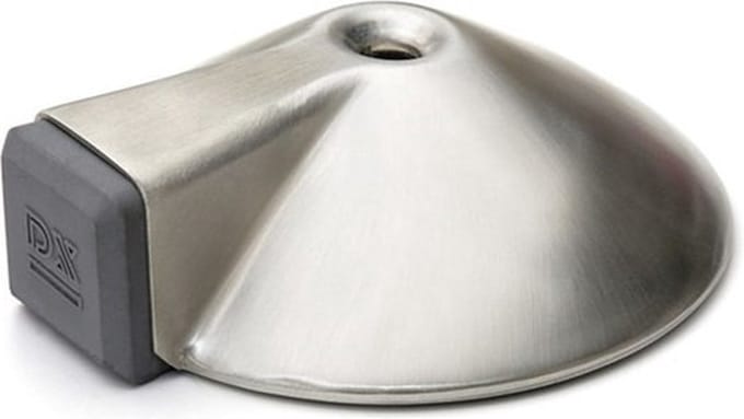 Bellatio design Deurstopper - RVS - 8,5 x 8,5 x 2,6 cm - deurbuffers