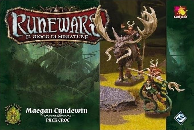 Asmodee - Runewars Le Jeu de Miniatures Expansion Maegan Cyndewin