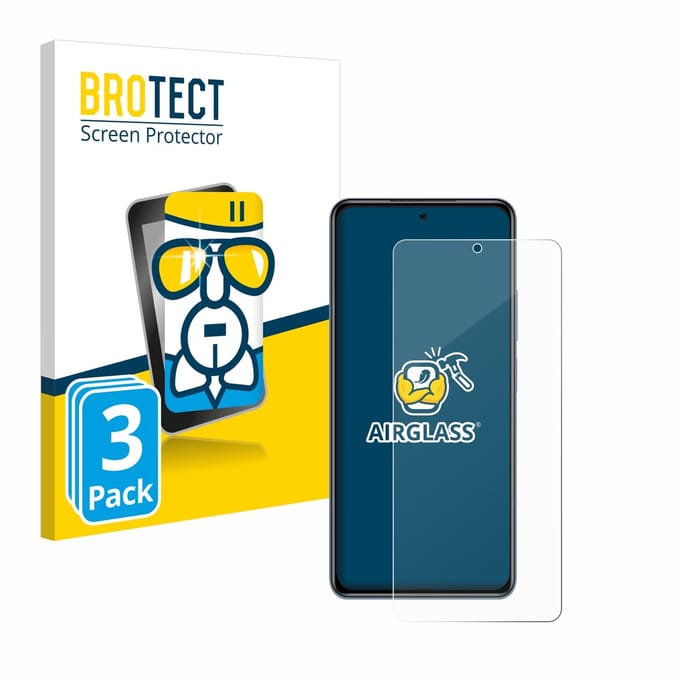 Screenprotector 3 Stuks voor Xiaomi Poco F3 Beschermglas transparant