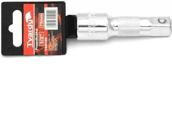 Tvardy Verlengstuk 1/2" - 75 mm - Chrome Vanadium - Voor Hand- en Slagmoersleutels