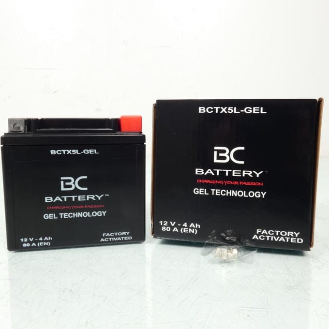 Batterie SLA BC Battery pour Quad Barossa 50 Python 2003 à 2004 YTX5L / 12V 4Ah Neuf