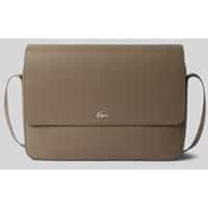 LACOSTE schoudertas tabletzak Lacoste Business Messenger Bag Morel donkerbruin