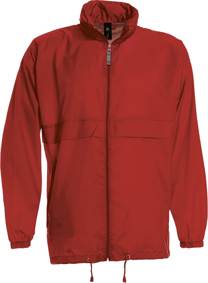 Windjas 'Sirocco Men Windbreaker' B&C Collectie maat XL Rood