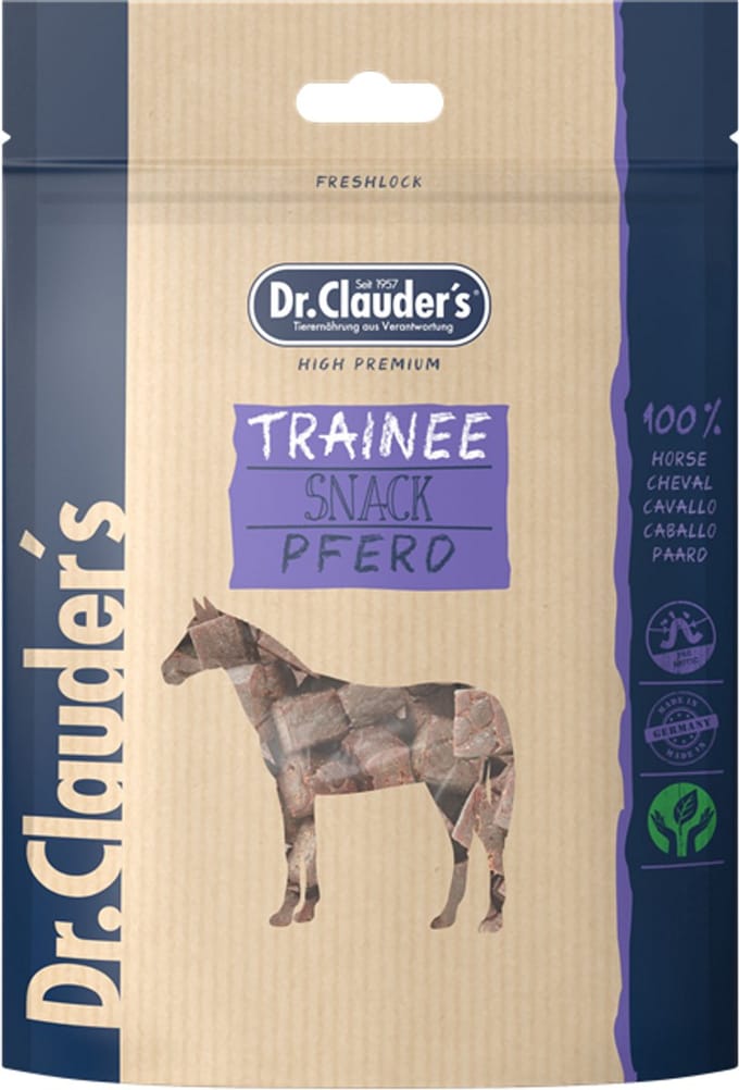 Dr Clauder's Hondensnack Trainee 6x80g - Paardenvlees