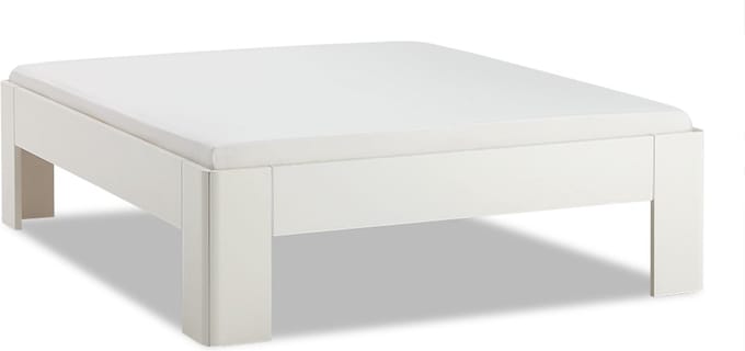 B Bright Fresh 500 Bed 140 x 210 cm - Bedframe Wit - Bedombouw - Instaphoogte: 50cm - Tweepersoonsbedden