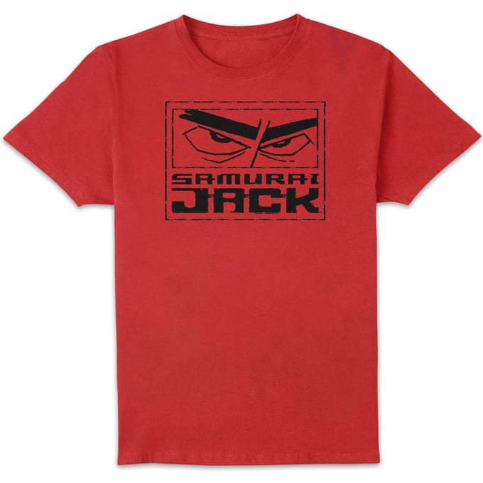 Samurai Jack Stylised Logo Men's T-Shirt - Red - S