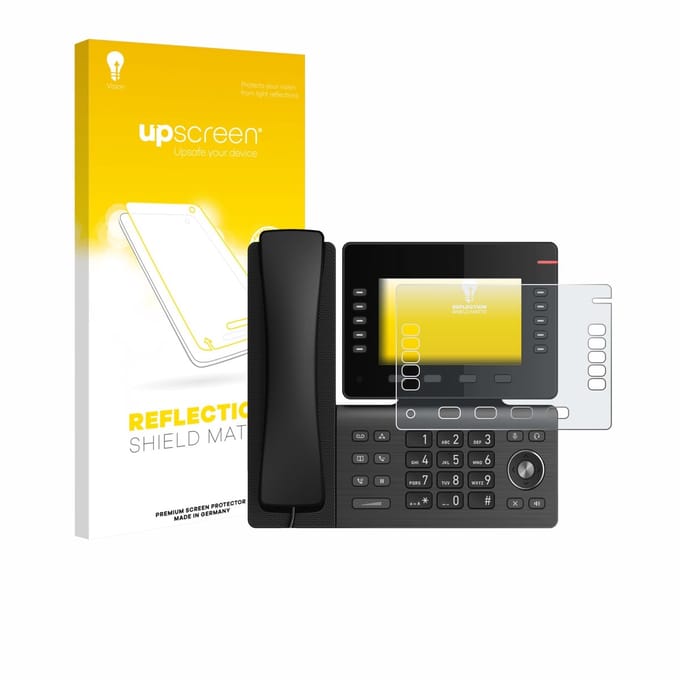 upscreen - Screenprotector voor Snom D865 - Folie Beschermfolie anti glare matte