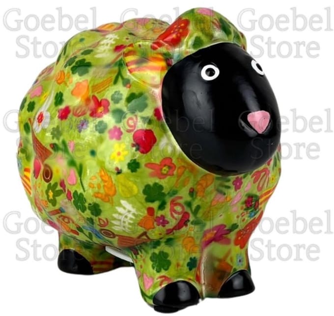 Pomme Pidou Spaarpot Schaap Peluche Standaard 004 (16x12x12cm - Keramiek)