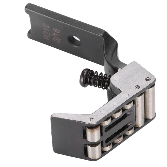 Persvoet Roller Dubbele Naald voor Leer Denim Naaimachine Accessoires R212 3 16 black