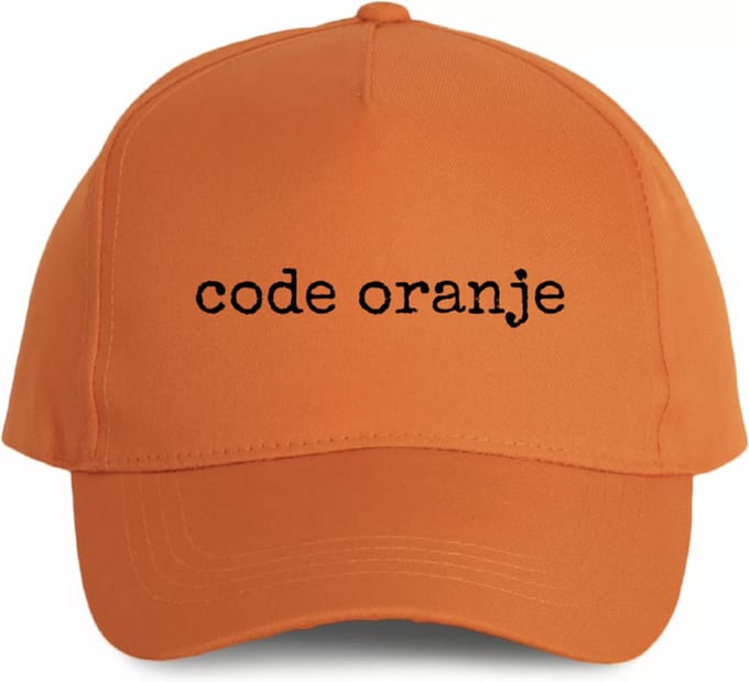 Oranje cap - Code oranje - soBAD. - Koningsdag - Oranje - Voetbal