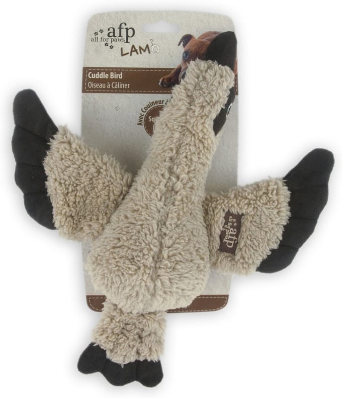 All For Paws Cuddle Vogel - Hondenspeelgoed - 30x25x6 cm Assorti