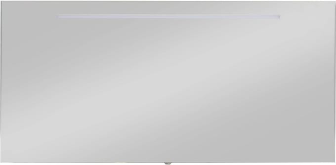 Saqu Ada spiegel met LED verlichting 140x3x60cm aluminium