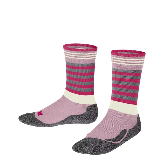 FALKE Active Frog dik ademend wol functioneel materiaal sokken kinderen roze - maat 31-34