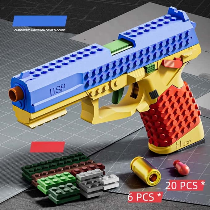 USP Pistool Shell Werpen Continue Vuur Blowback Zacht Kogelgeweer Leeg Hangen Verjaardagscadeau