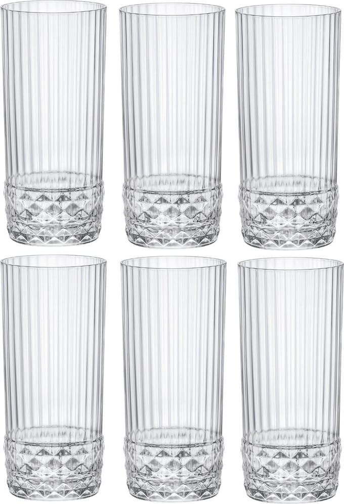Bormioli Rocco America'20s longdrinkglas - 49 cl - Set-6