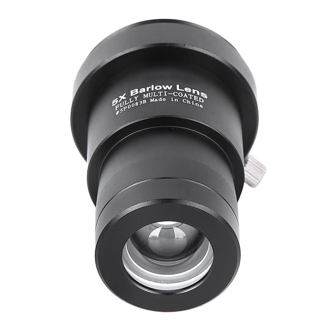 Datyson 1.25 Inch 5X Vergroting Lens T2M35 Draad Astronomische Telescoop Accessoire black