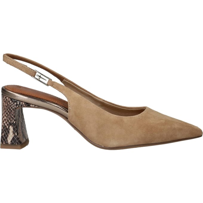 Tamaris Slingbacks beige Suède - Maat 38
