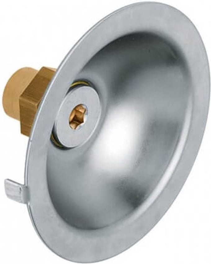 Bonfix Ronde gevelkom - RVS gepolijst - 1/2 x 15 - binnendraad x capillair
