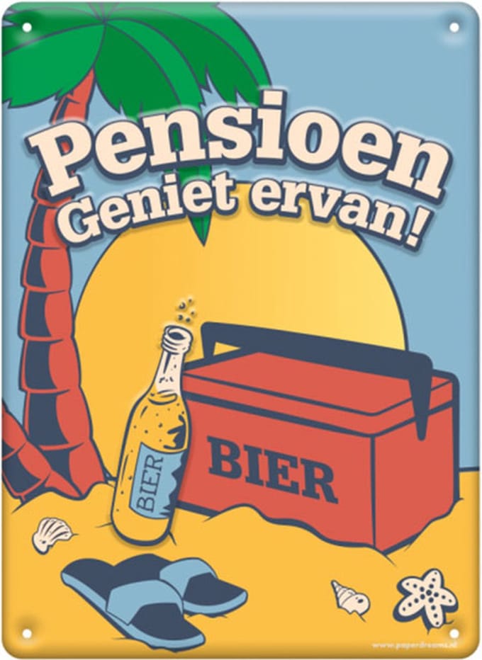 Metal signs - Pensioen