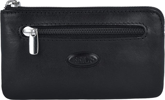 Bric's Monte Rosa Sleuteletui Leer 12,5 cm - nero